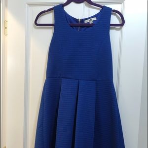 Nice blue dress with cut outs in the back